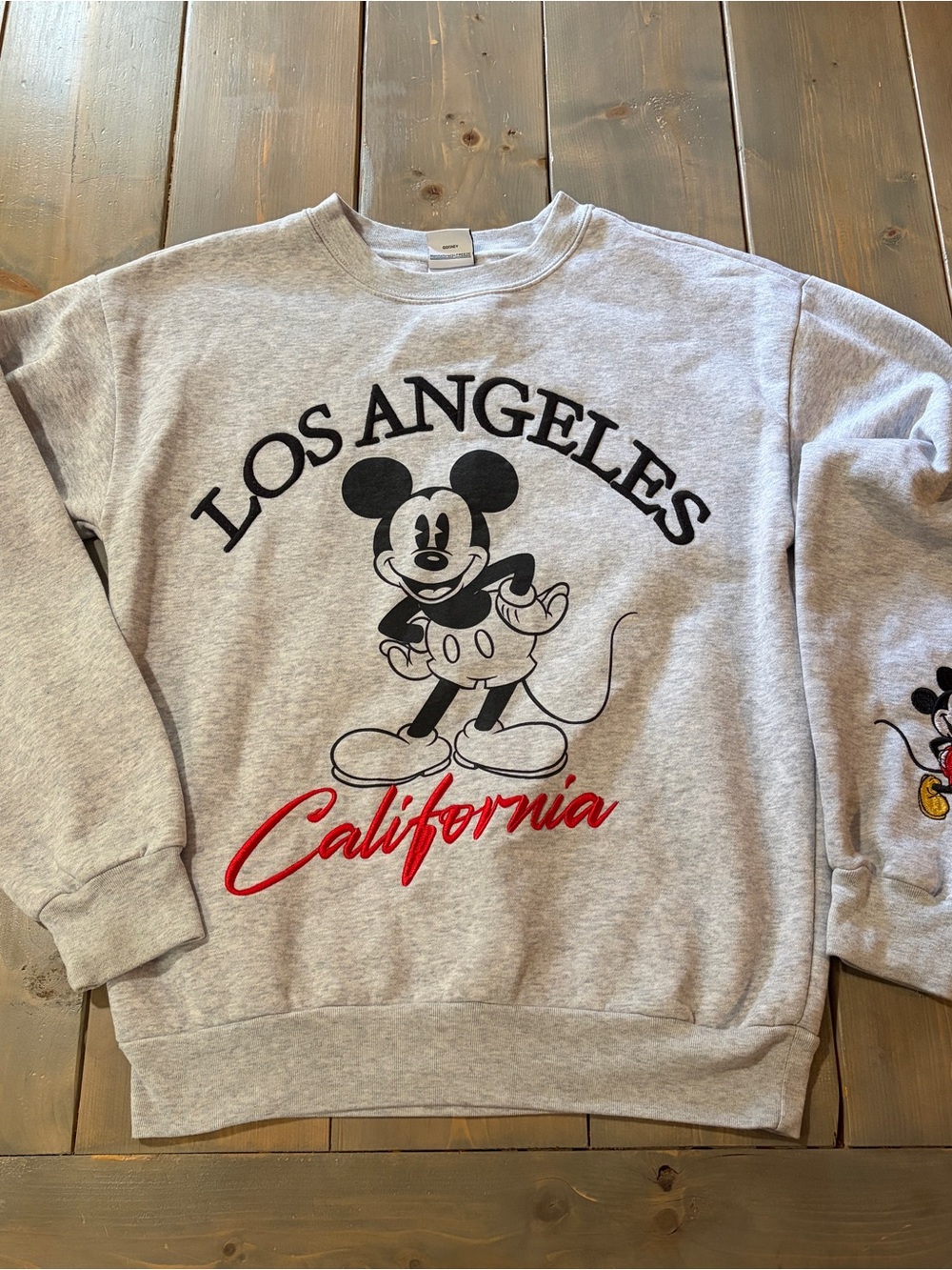 Disney Gray Crewneck LA